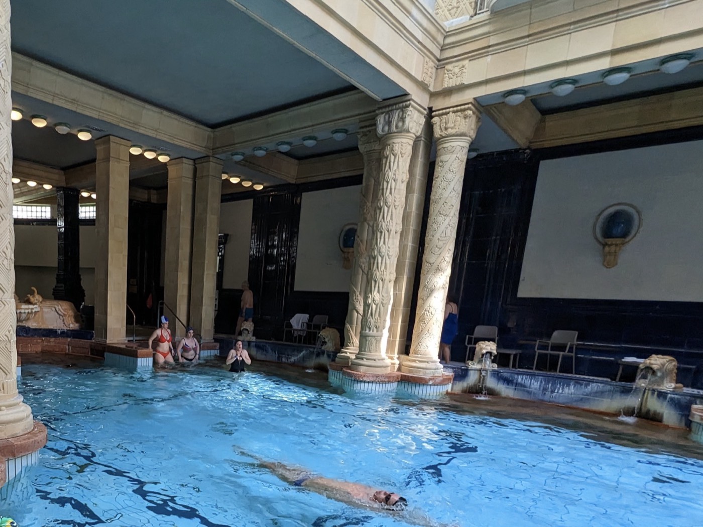 Gellért Baths Art Nouveau hall